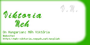 viktoria meh business card